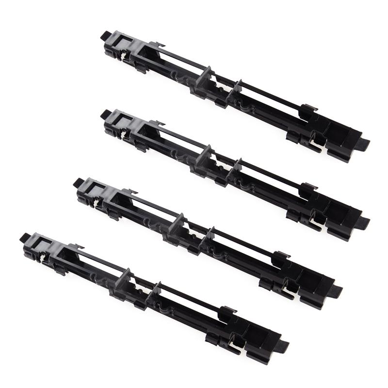 

4Pcs Car Roof Carrier Luggage Rack Clip Cover Black Fit for Vauxhall Opel Astra H Zafira B MK2 13125723 13125719 5187878 5187877