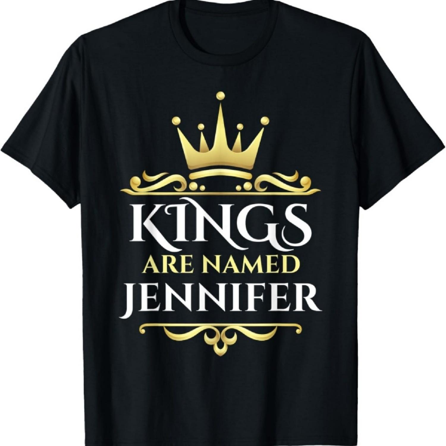 Футболка «Короли называются Дженнифер» XXXXXL чёрный