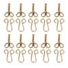 10 Pcs Fur Coat Hook Fasteners Sew for Over Coat Underwear