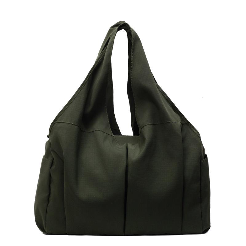 Nylon Large Capacity Multi-Pocket Gym & Travel Bag - Japanese Style Casual Shoulder Bag for Moms
