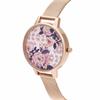 Olivia Burton - OB16LP01 - Montre Analogique a Quartz Pour Femme Avec Bracelet En Acier Inoxydable Couleur or Rose -