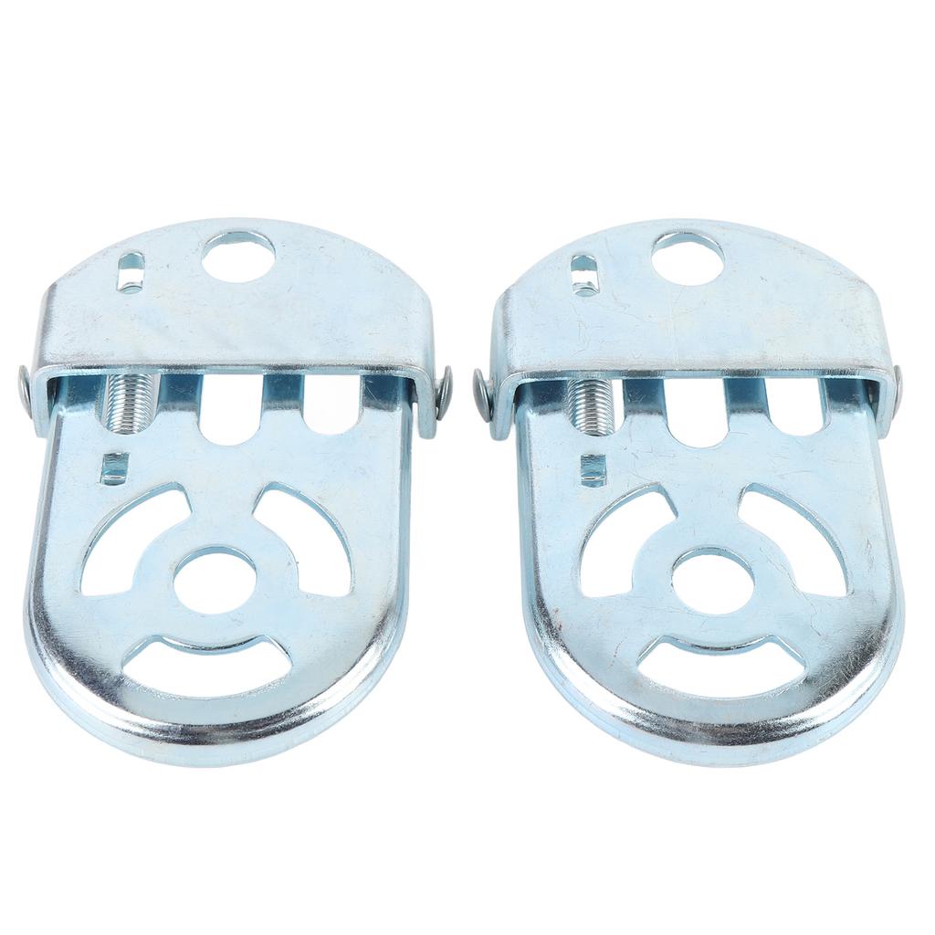 1 para pedałów tylnych do roweru stal manganowa oszczędzające miejsce składane pedały tylne do roweru podnóżki srebrne