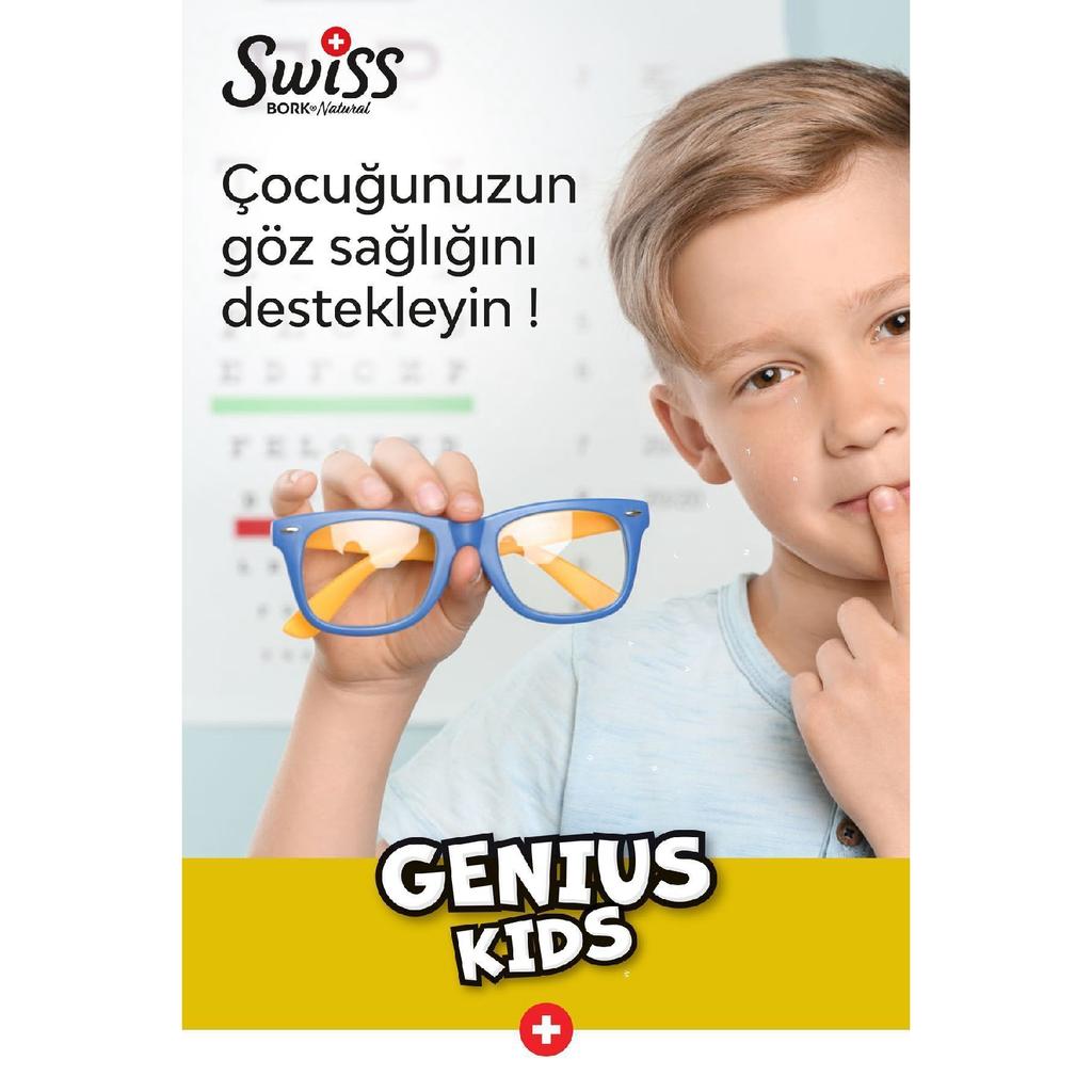 Genius Kids 150 Ml Syrup Magnesium L Threonate Citicoline Containing Child Syrup Intelligence Development Syrup