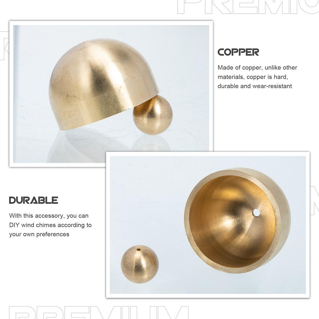 Hard Wear Resistant Copper Bell Accessory for Doorbells Refrigerator Bells Japanese Wind Chimes DIY Wind Chime Decoration Kit