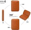 Passport Card Travel Passport Storage PU Travel Passport Stylish [Hoshi Zora] Case, Anti-Skimming, Case, Wallet, Case, Bag, Multi-Function Pocket,