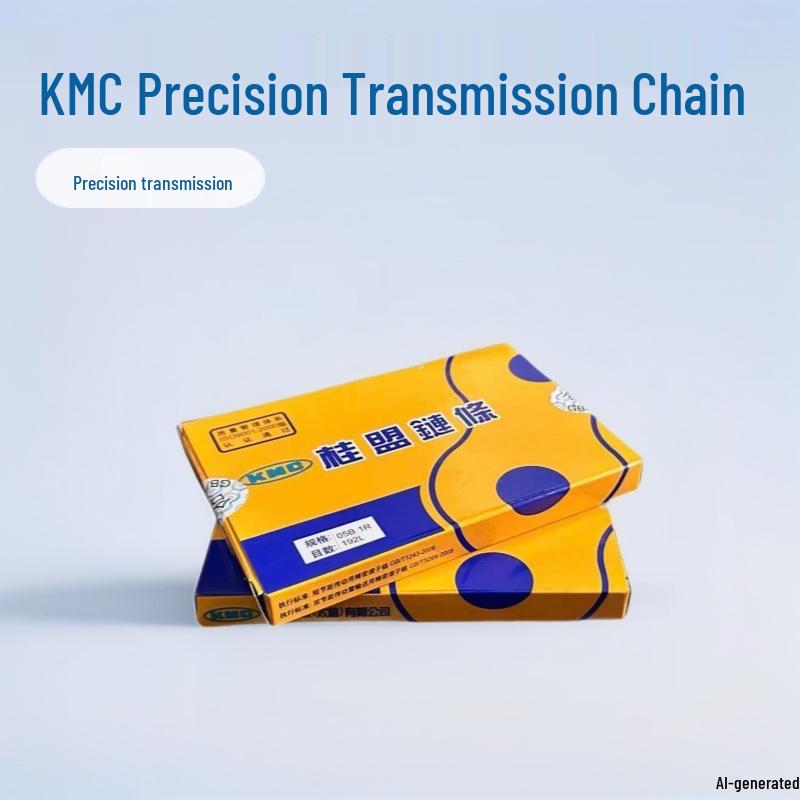 KMC05B Precision Roller Chain with Single & Double Row Transmission Bushings 1 meter (125 links)