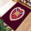 Heart Football Custom Name Carpet Rug For Living Room Bedroom Home Sofa Decoration Kids Play Nonslip Floor Mat