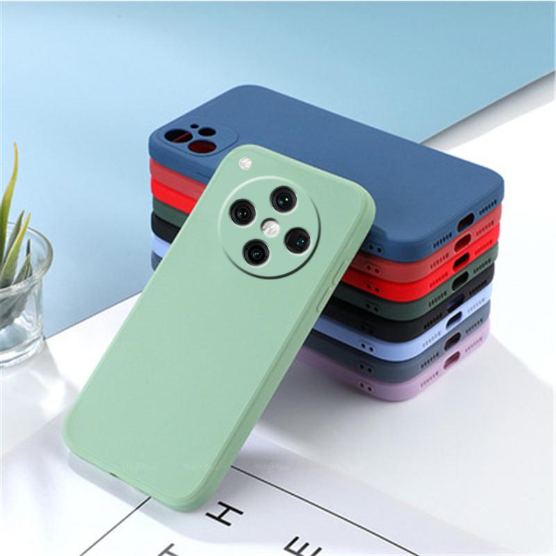 For OPPO Find X8 Case Cover OPPO Find X8 Capas Liquid Silicone Phone Bumper Shockproof Back TPU Soft Cover OPPO Find X8 Fundas