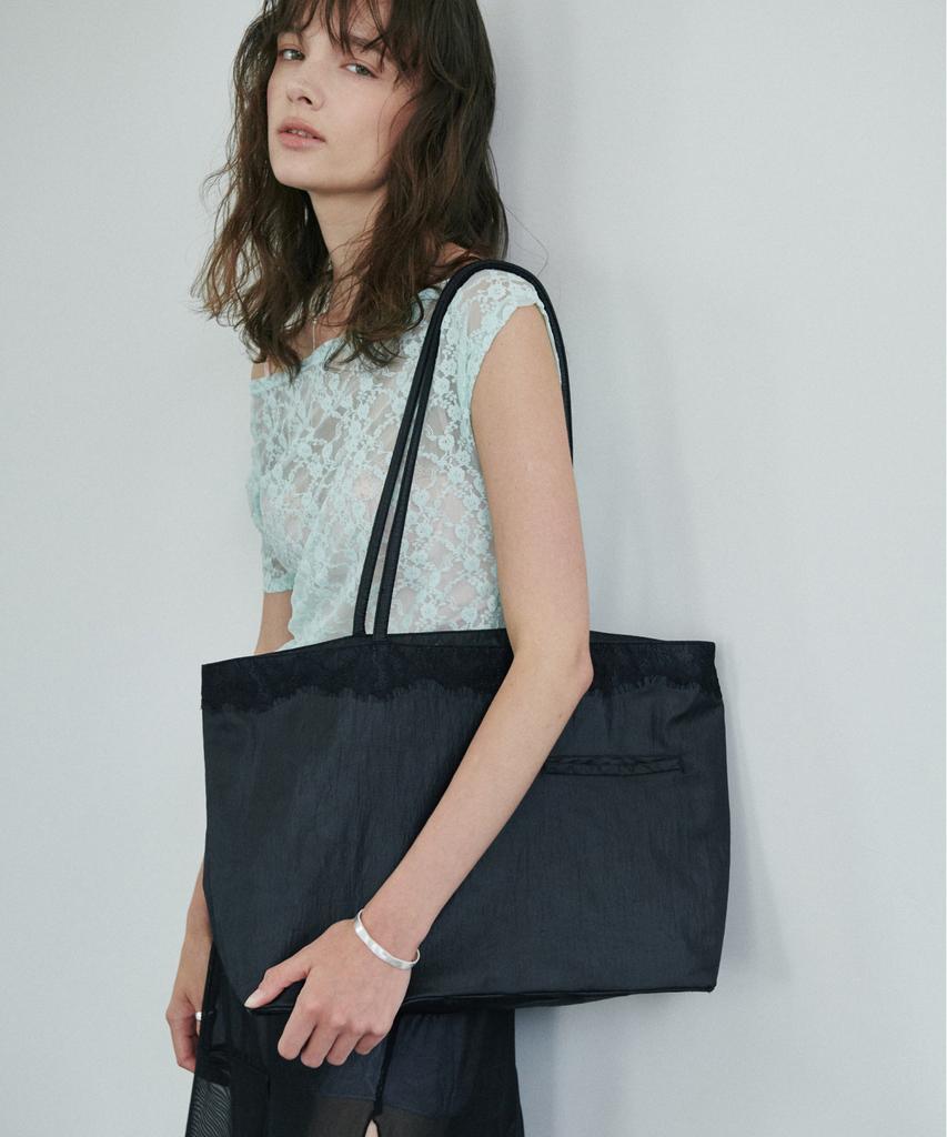 Jedrefeb5 Lace Slit Big Shopper 3 Colors