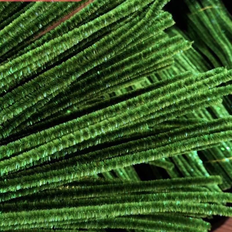100Pcs Soft Chenille Stems Assorted Pipe Cleaners for Children DIY Art Crafts Kindergarten Handmade Craft Projects