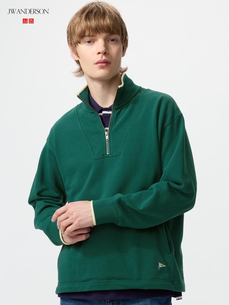 Uniqlo Japan Sweat Half Zip Pullover