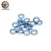 In-stock 6900 2RS Thin-walled Deep Groove Ball Bearing, 10x22x6, High-speed Motor Bearing with Blue Rubber Seal.