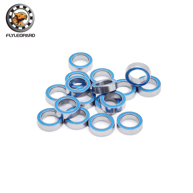 In-stock 6900 2RS Thin-walled Deep Groove Ball Bearing, 10x22x6, High-speed Motor Bearing with Blue Rubber Seal.