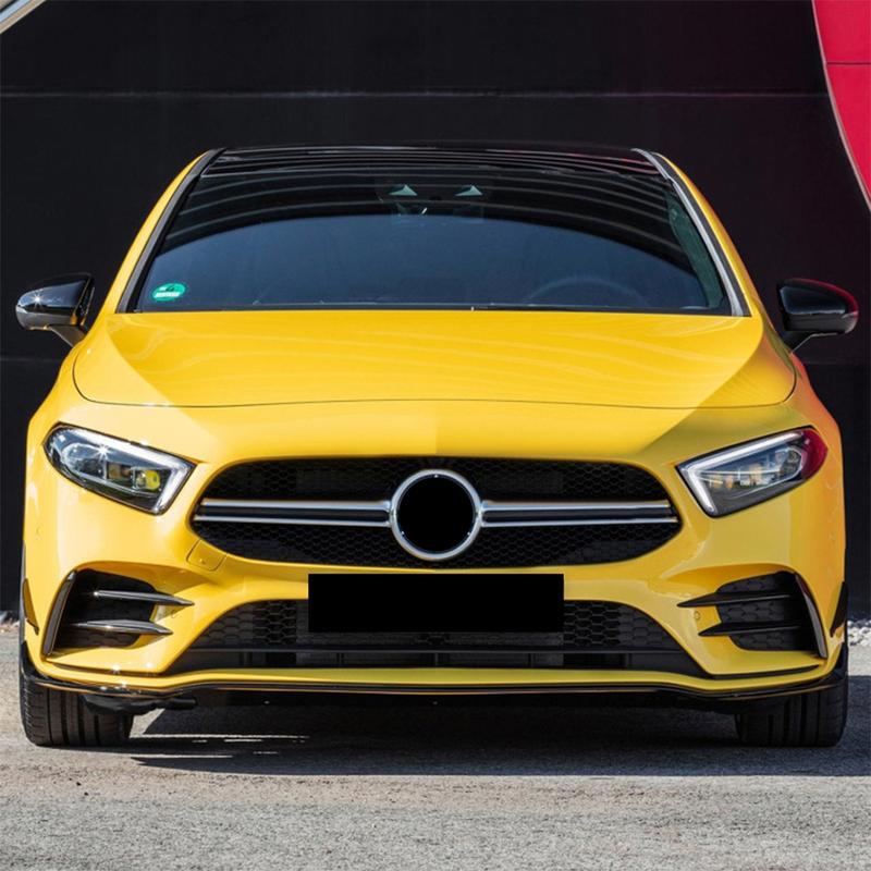 Voor Mercedes Benz A Klasse W177 A180 A200 A220 A35 AMG 2018+ Voorbumper Lip Spoiler Splitters Canards Vents