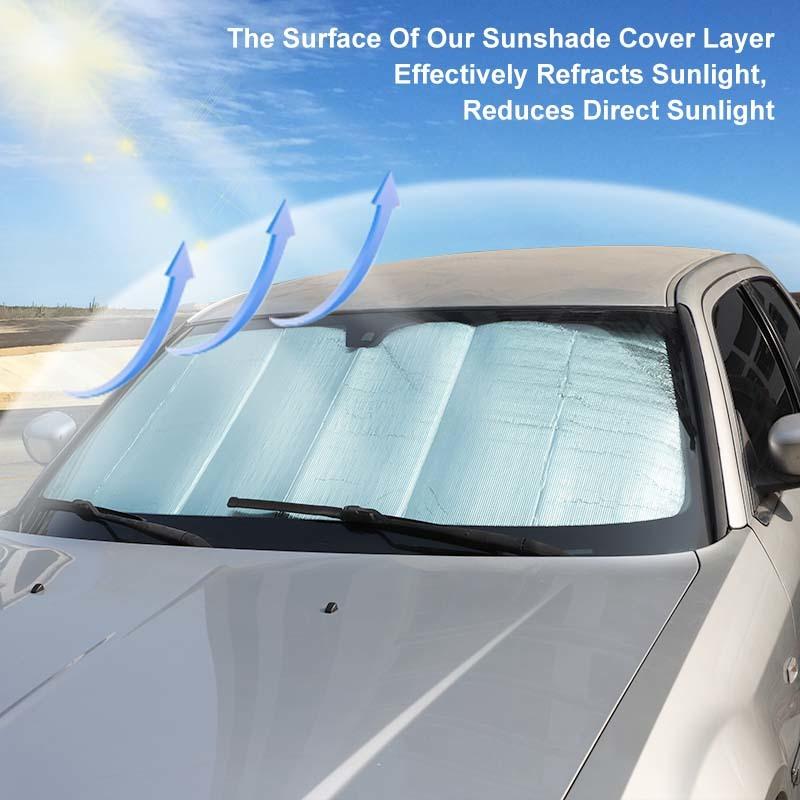 Pára-brisa do carro sombra janela sombra dobrável viseira de sol capa de carro apto para chrysler 300c 2004-2010 acessórios interiores