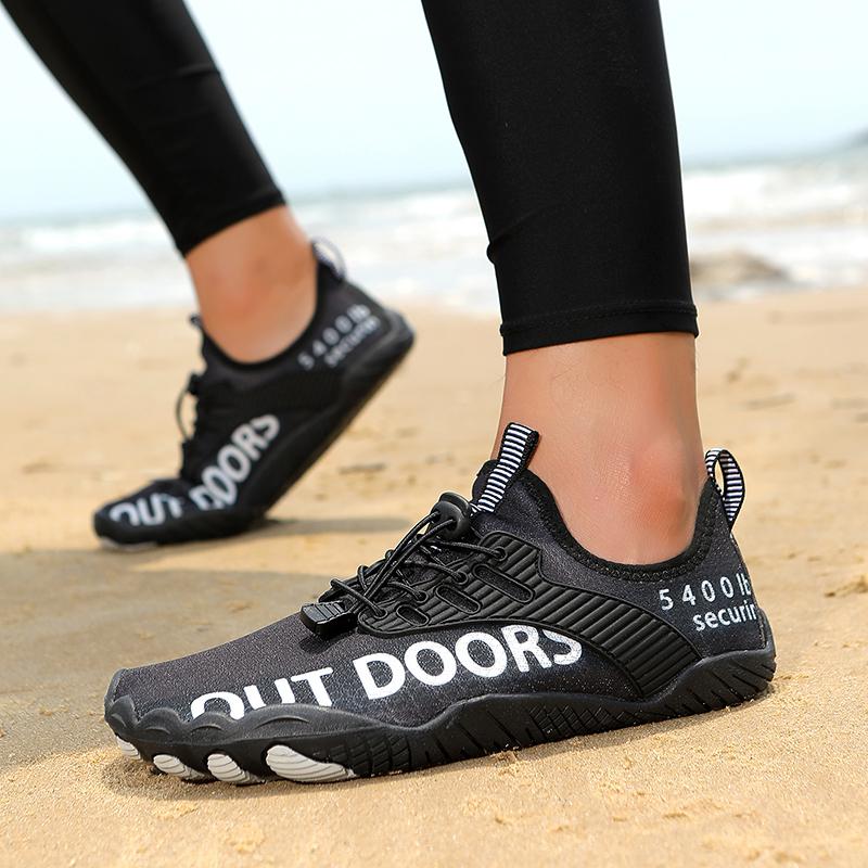 Menn Kvinner Aqua Sko Strand Barfot Vann Sko Hurtigtørkende Svømmesandaler Drenering Oppstrøms Vade Joggesko For Fitness Yoga Dykking Surf Camping Løping