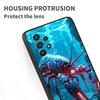 Anime Biology Design Phone Case For Samsung A73 A72 A71 A55 A54 A53 A52 A51 A13 A22 A16 A15 A12 A14 A26 A07 5G Black