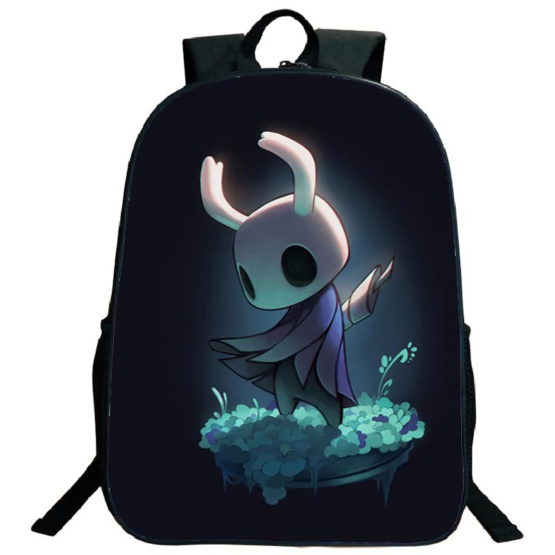 Hollow Knight Backpacks Hot Game Lightweight Laptop Teens School Bags Women Girls Capacity Cartoon Travel Mochilas