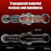 Vibrator for Man Enlargement Vibration Condom Transparent Extension 10cm Penile Sleeve Reusable Delay Sex Toys