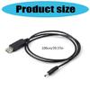USB Powered 5V To 9V Charging Cord 3.5x1.35mm Connectors For LED Strips And Gadgets Voltages Boosters Wire 39.37inch