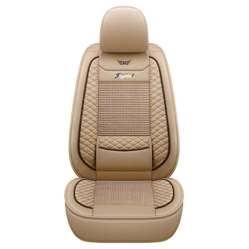 JJL Universal Full Wrap Car Seat Cushion - All Seasons, Solid Color, Sports Style
