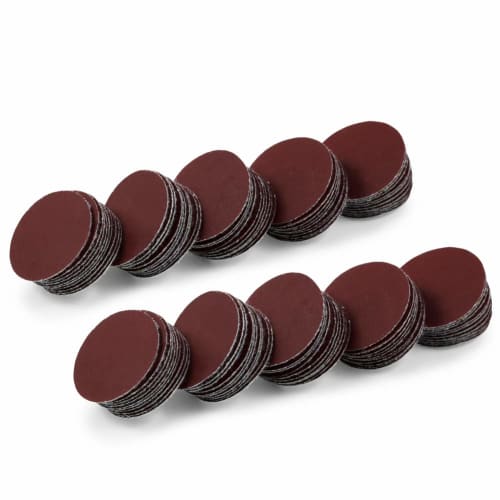 SPEEDWOX Magic Sandpaper #1000, 100 Sheets, 25mm Round, No Holes, for Woodworking, Sanding Discs