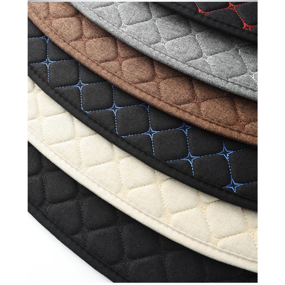 Car Seat Cushion Four Seasons Universal Non-slip Single + Backrest, Three-piece Set