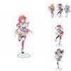 Hololive Vtuber Akrylowy Stojak Urocza Dekoracja Biurka z Fubuki Okayu Ayame Subaru Matsuri