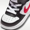 Nike Court Borough Mid 2 White Black University Red (TD)