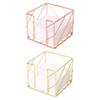 Elegant Hollow Metal Sticky Note Dispenser Organizers Box For Sticky Notes Pens Pencil Stationeries Organization On Desk