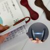 Magnetic  Leather Bookmark Crazy Horse Leather Bookmark Powerful Magnetic Retro Design Bookmark Ins