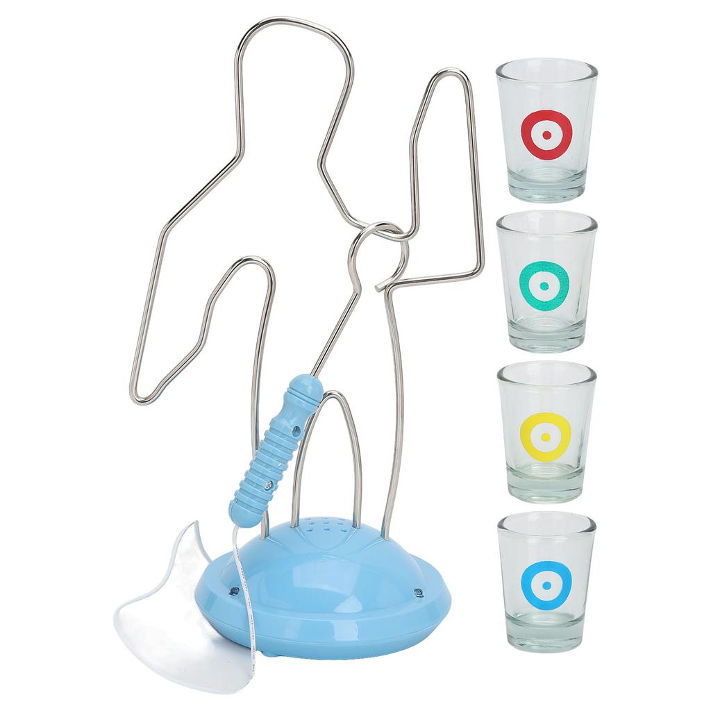 Electric Shock Maze Game Interactive Interesting Safe with 4 Wine Cups Stable Touch Puzzle Game for