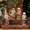 Walnut Soldier Wooden Ornaments, Christmas Ornaments, Small Gifts, Christmas Decorations, Desktop Ornaments