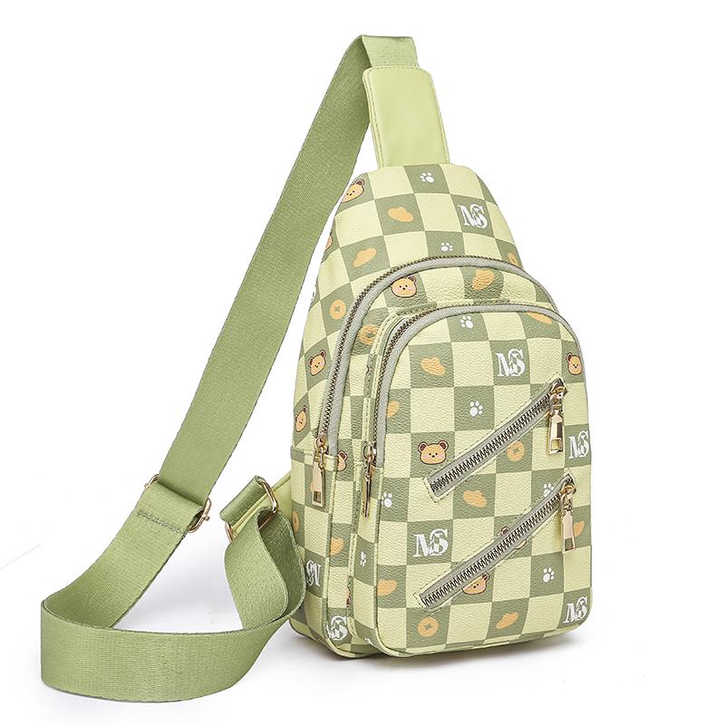 Женская сумка Мода Улица Универсальный Маленький Рюкзак Летняя Мода Спортивный Стиль Одно плечо Кроссбоди Нагрудная Сумка