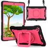 Silicone Kickstand Case IPad 8th Gen 10.2 Inch With Detachable Wrist Strap Shockproof Anti-Fingerprint Dual-Tone Design