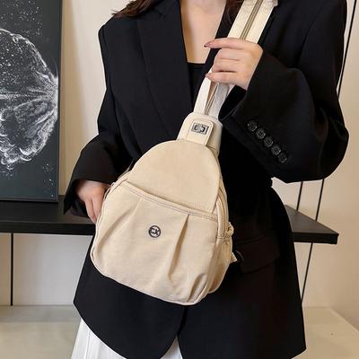 Travel Leisure Women's Bag 2025 Winter Messenger Breast Bag Backpack Lightweight Dual-purpose Travel Backpack