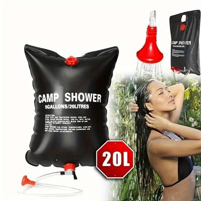 20L Tragbare Camping-Duschtasche Mit Abnehmbarem Schlauch Ein-Aus-Schaltbarer Duschkopf Perfekt Für Outdoor-Camping Reisen
