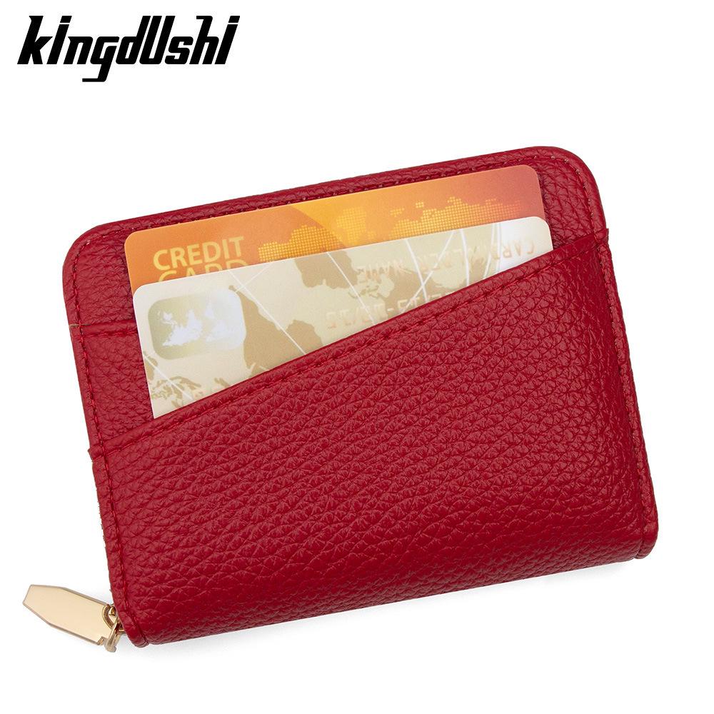 Japanese Accordion Card Holder with Wraparound Zipper - Large Capacity for Cards and Coins