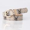 New Trendy Women's Belt, Snake-patterned Belt, Fashionable and Simple Jeans Belt, Ins Style Women's Belt