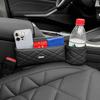 For Jeep Car Seat Gap Organizer Storage Box Crevice Side with Cup Holder For Jeep Renegade Wagoneer Avenger Recon Wrangler JK