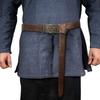 PU Viking Renaissance Buckle Belt Embossed Leather Medieval Waistband Novelty Celtic Belt  Party