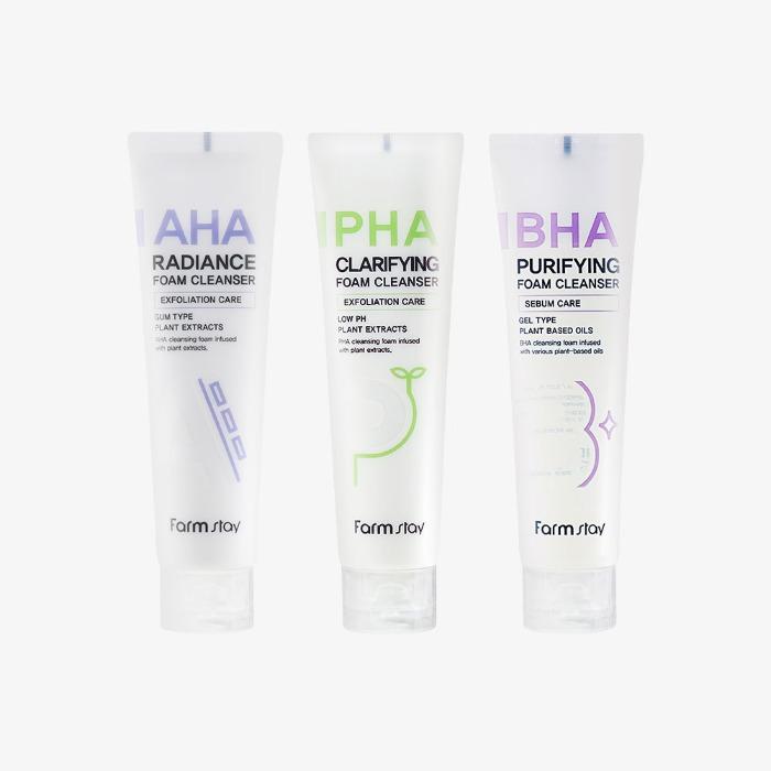 

Очищающая пенка для пор Farm Stay Pore Foam Cleanser 150 мл 3 вида, выберите 1 BHA