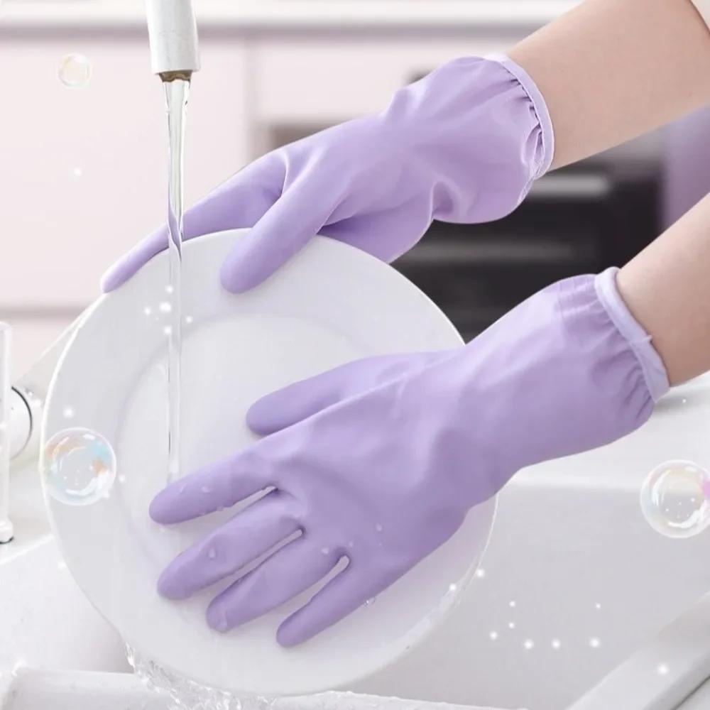 Clean Tool Laundry Kitchen Latex Gloves Household Rubber Glove Dishwashing Gloves Waterproof Gloves