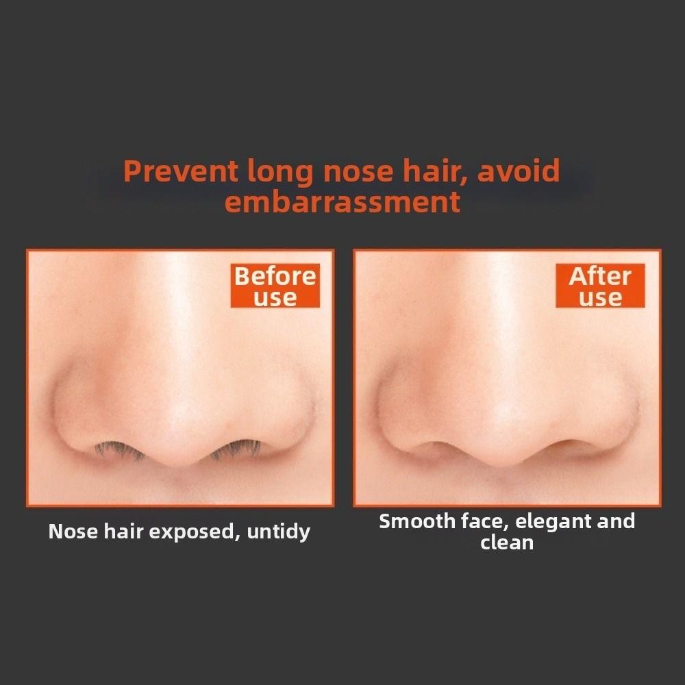 3Pcs/Set Washable Nose Hair Trimmer Double Head Hair Removal Tool Manual Nose Hair Cutter  Home Use