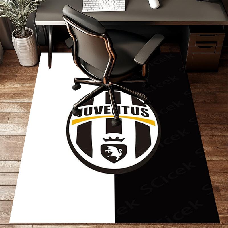 Football Team Crest Printed Office Carpet Chair Cushion  Entryway Rug, Rugs for Living Room, Bedroom Christmas gifts