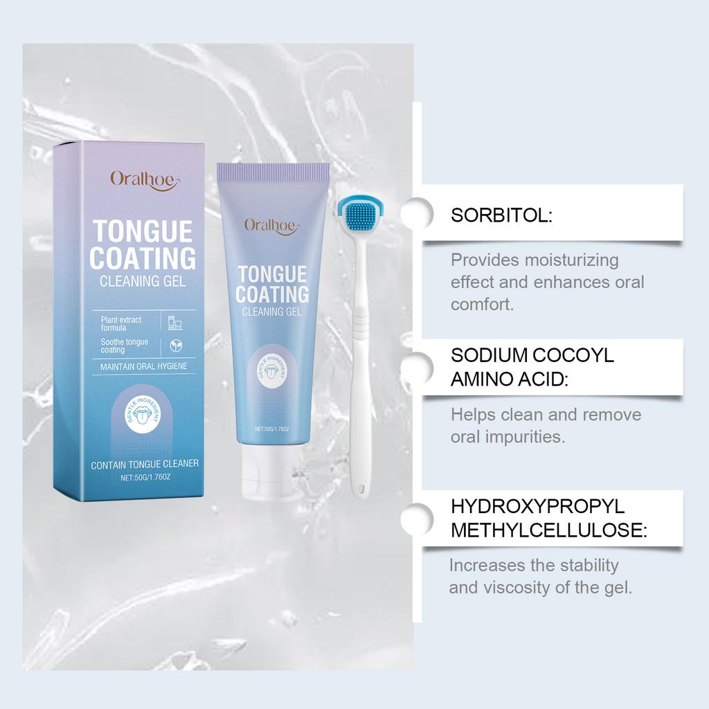 Silikon Zungenschaber Entfernt Zungenbelag Hemmt Mundbakterien Verbessert Mundgeruch Erfrischer Zungenreinigung Zahnbürsten-Set