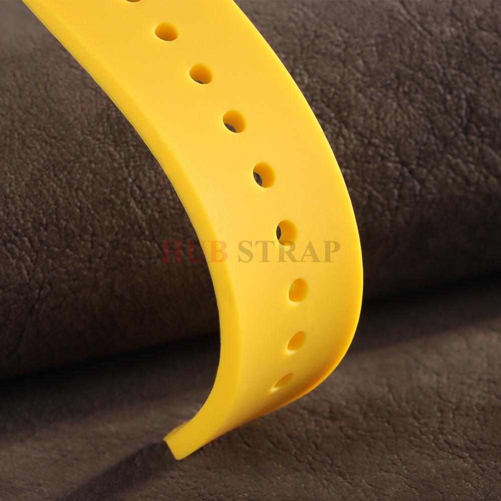 Soft Silicone Watch Band 16mm 18mm 20mm 22mm Quick Release Waterproof Strap for Seiko for Omega for Universal Bracelets Belts