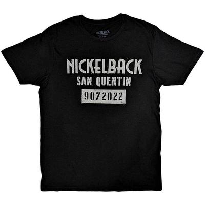 Nickelback San Quentin T-Shirt Schwarz Neu