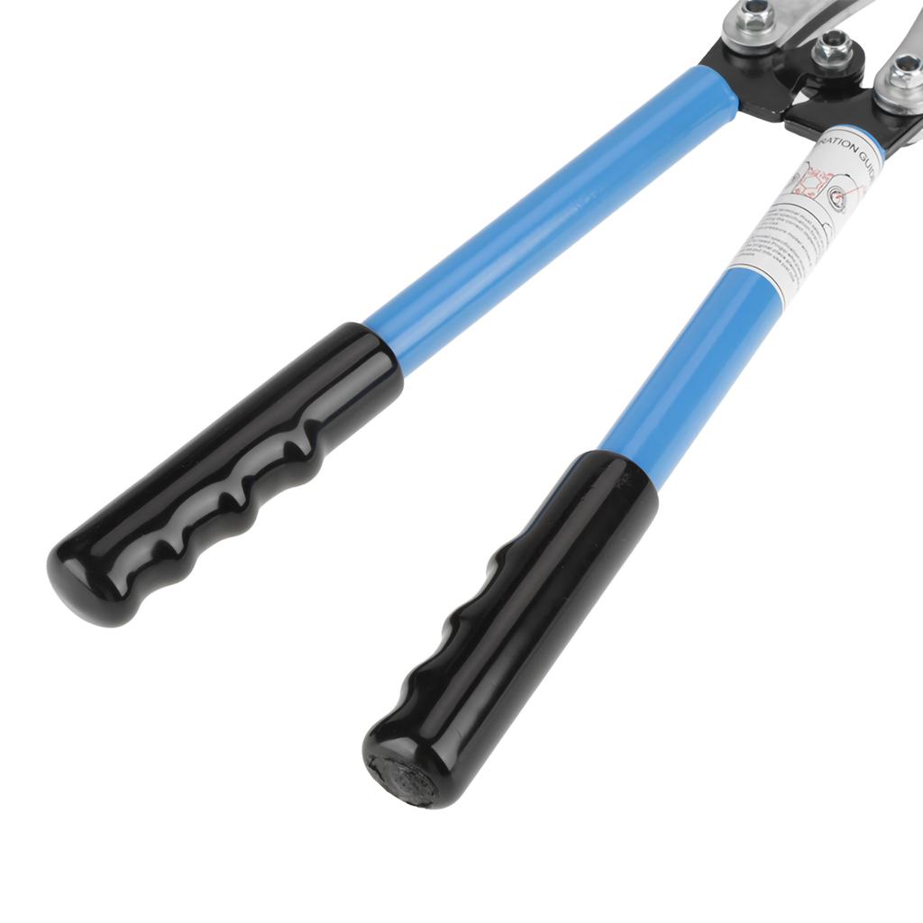 6   50 mm HX 50B Plug Terminal Crimping Tool Cable Wire Lug Hex Terminal Crimper(Blue)