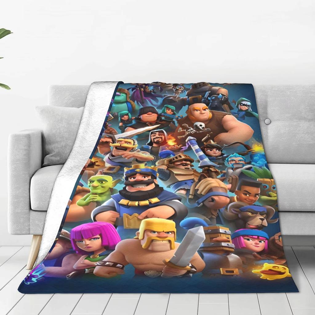 Gamer Spaß Winter Schlafzimmer Decke Clash Royale Thema Qualität Warm Für Jungen Mädchen Tagesdecke